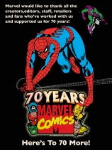 Celebrating70YearsOfMarvel